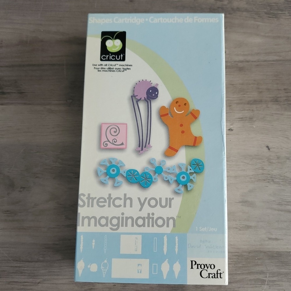 Cricut Cartridge STRETCH YOUR IMAGINATION  Used & Complete